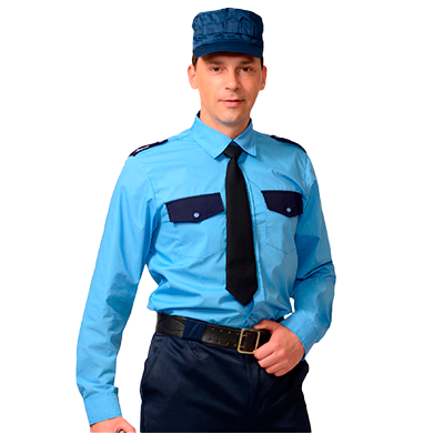 Рубашка охранника длинный рукав